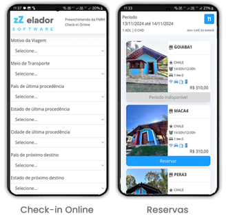 Check-In Online e Motor de Reservas